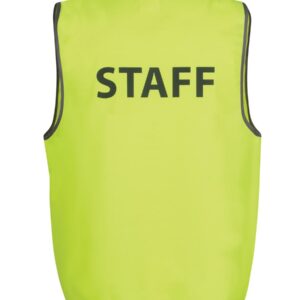 JB's HV SAFETY VEST PRINT STAFF
