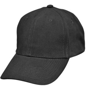 Heavy brushed cotton cap buckle on back