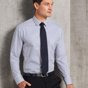 Men's Sateen Stripe L/S Shirt