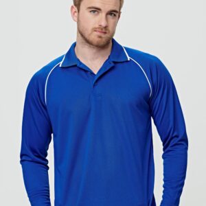 Men's cooldry raglan L/S polo