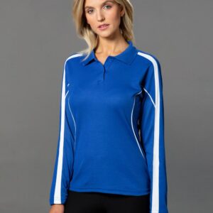 Ladies' TrueDry Long Sleeve Polo