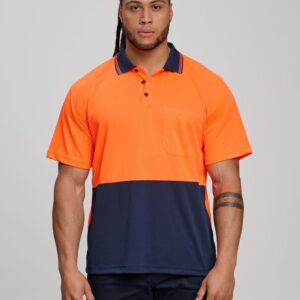 Hi-Vis truedry safety polo S/S
