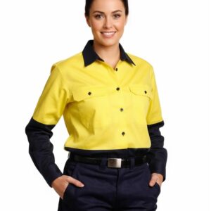 Ladies' Hi-Vis L/S Safety Shirt