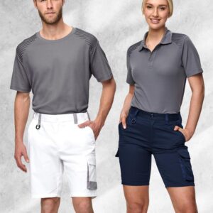 Unisex Utility Stretch Cargo Work Shorts