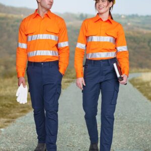 Unisex Cotton Stretch Ripstop Work Pants