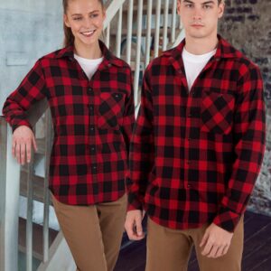 Unisex Flannel Plaid Shirt