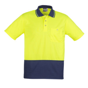 Unisex Hi Vis Basic Short Sleeve Polo