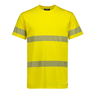 Mens Hi Vis Segmented Tape Cotton Tee Shirt