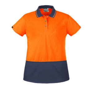 Womens Hi Vis Basic Short Sleeve Polo