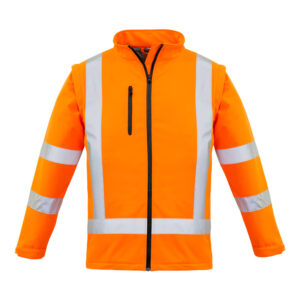 Womens Hi Vis NSW Rail X Back 2 In 1 Softshell Jacket